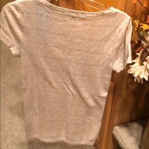 J. Crew Tops - Jcrew gold flecked tee - size M J. Crew Tops - Jcrew gold flecked tee - size M